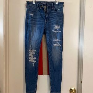 American Eagle super stretch X jeans